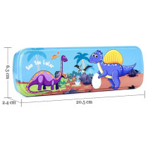 Eazy Kids Pencil Box -Dino Blue For All ages, Unisex (EZ_PBX_11)