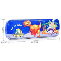 Eazy Kids Pencil Box -Dino Yellow For All ages, Unisex (EZ_PBX_12)