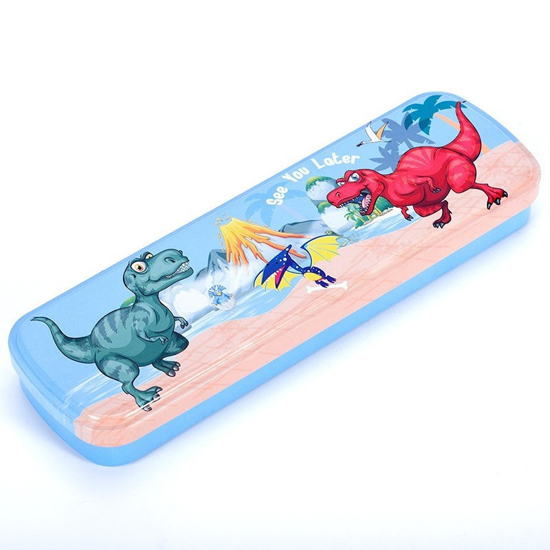 Eazy Kids Pencil Box -Dino Red For All ages, Unisex (EZ_PBX_13)