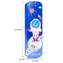 Eazy Kids Pencil Box -Astronaut wt Satellite For All ages, Unisex (EZ_PBX_16)