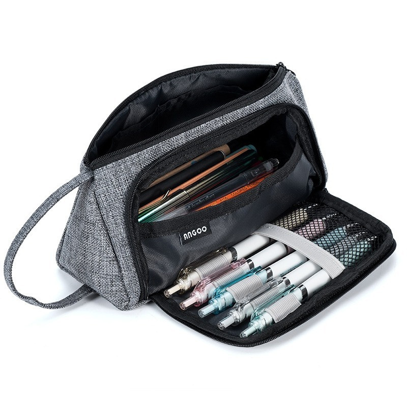 Eazy Kids Pencil Bag - Grey For All ages, Unisex (EZ_PBX_21)