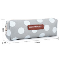 Eazy Kids Pencil Pouch - Polka white For All ages, Unisex (EZ_PBX_22)