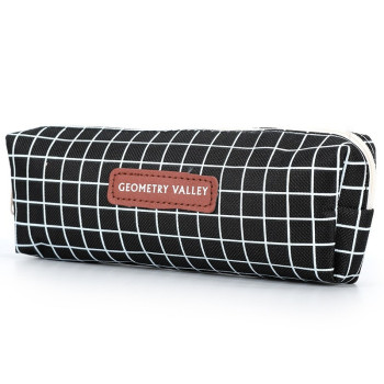 Eazy Kids Pencil Pouch - Black Plaid For All ages, Unisex (EZ_PBX_25)