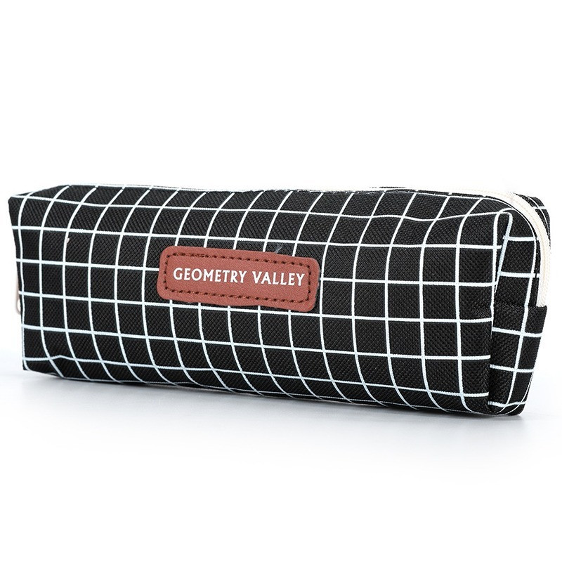 Eazy Kids Pencil Pouch - Black Plaid For All ages, Unisex (EZ_PBX_25)