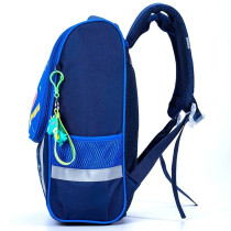 Eazy Kids School Bag Dino in Space - Blue For 3Years+, Unisex (EZ_SB_DIBU)
