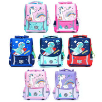 Eazy Kids School Bag Dino in Space - Blue For 3Years+, Unisex (EZ_SB_DIBU)