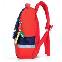 Eazy Kids School Bag Dino in Space - Red For 3Years+, Unisex (EZ_SB_DIRD)