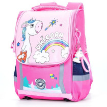 Eazy Kids School Bag Unicorn - Princess Pink For 3Years+, Unisex (EZ_SB_UIPI)