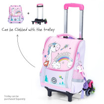 Eazy Kids School Bag Unicorn - Purple + Pink For 3Years+, Unisex (EZ_SB_UILPU)