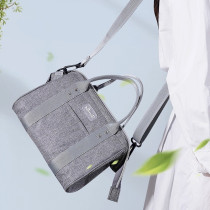 Sunveno Mini Grab and Go Diaper Bag - Grey For All Ages, Unisex (SN_MIDP_GY)