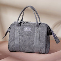 Sunveno Mini Grab and Go Diaper Bag - Grey For All Ages, Unisex (SN_MIDP_GY)