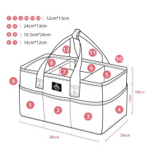 Sunveno Diaper Caddy with 100pcs Changing Mats - Grey For All Ages, Unisex (CM_SNLS_CABU100)