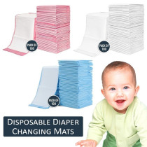 Sunveno Diaper Caddy with 100pcs Changing Mats - Grey For All Ages, Unisex (CM_SNLS_CABU100)