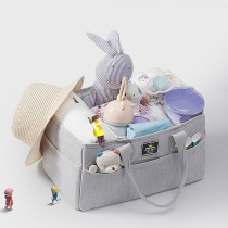 Sunveno Diaper Caddy with 50pcs Changing Mats - Grey For All Ages, Unisex (CM_SNLS_CAWH50)
