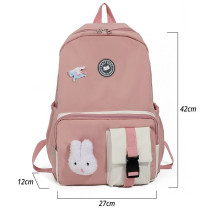 Eazy Kids Vogue School Bag wt Bento Lunch Box - Ivory For All ages, Unisex (CM_EZBGLB_48IVPU)