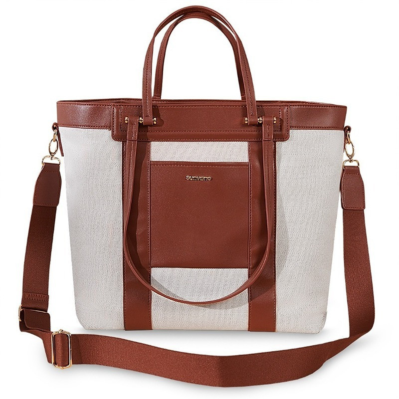 Sunveno La Mode Premium Diaper Bag - Brown For All Ages, Unisex (SN_FTB_BR)