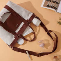Sunveno La Mode Premium Diaper Bag - Brown For All Ages, Unisex (SN_FTB_BR)