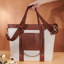 Sunveno La Mode Premium Diaper Bag - Brown For All Ages, Unisex (SN_FTB_BR)