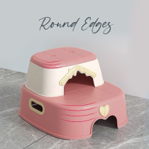 Eazy Kids 2-in-1 Step Stool-Pink For 6Months+, Unisex (EZ_FSS2IN1_PI)