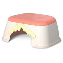 Eazy Kids 2-in-1 Step Stool-Pink For 6Months+, Unisex (EZ_FSS2IN1_PI)