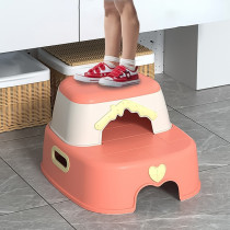 Eazy Kids 2-in-1 Step Stool-Pink For 6Months+, Unisex (EZ_FSS2IN1_PI)