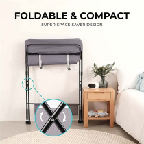 Teknum 4-in-1 Diaper Changing Table Organizer - Grey For 0-12Months, Unisex (TK_BCTA_DGY)