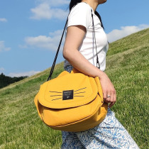Sunveno Meow Stroller Diaper Bag - Yellow For All Ages, Unisex (SN_MSDP_YE)