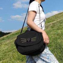 Sunveno Meow Stroller Diaper Bag - Black For All Ages, Unisex (SN_MSDP_BK)