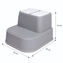 Eazy Kids - Step Stool - Grey For 6Months+, Unisex (EZ_FSS_GY)
