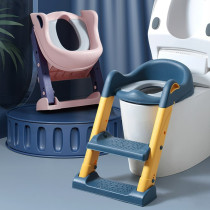 Eazy Kids Step Stool Foldable Potty Trainer Seat- Blue