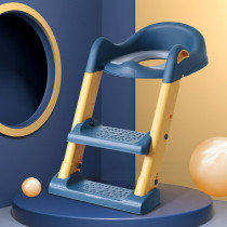 Eazy Kids Step Stool Foldable Potty Trainer Seat- Blue