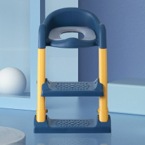 Eazy Kids Step Stool Foldable Potty Trainer Seat- Blue