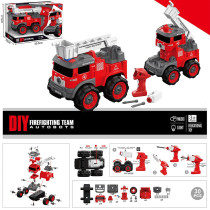 Little Story - Kids Toy Firefighting Truck with Remote Control - Red