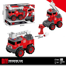 Little Story - Kids Toy Firefighting Truck with Remote Control - Red