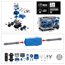 Little Story - Kids Toy Police Truck - Blue