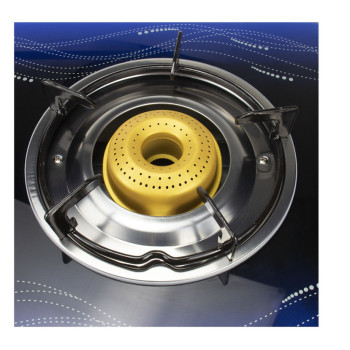 Sonashi Double Gas Burner Blue Floral (SGB-202GN)