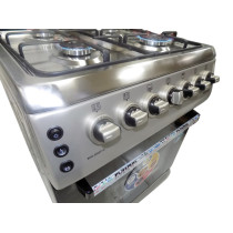 Sonashi Full Safety 60X60 Free Standing Stainless Steel Gas Oven (SGO-6060FFD)