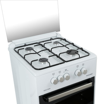 Sonashi 50X50 Free Standing Gas Oven White, Made In Turkey (SGO-5050)