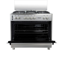 Sonashi Full Safety 90X60 Free Standing Stainless Steel Gas Oven Made In Turkey (SGO-9060FFD)