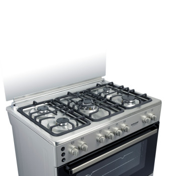 Sonashi Full Safety 90X60 Free Standing Stainless Steel Gas Oven Made In Turkey (SGO-9060FFD)
