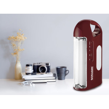 Sonashi Rechargeable 2 Side Lantern Maroon (SEL-677N)
