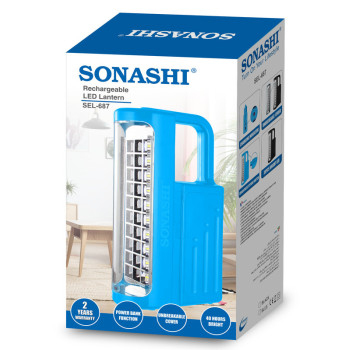 Sonashi Rechargeable Led Lantern Blue (SEL-687 (Blue)