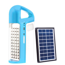 Sonashi 3Sides With Solar Panel Rechargeable Led Lantern Blue (SEL-697SP)