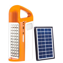Sonashi 3 Sides With Solar Panel Rechargeable Led Lantern Orange (SEL-697SP)