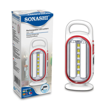 Sonashi Rechargeable Led Lantern Red  (SEL-703)
