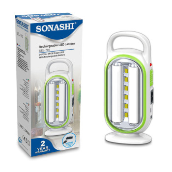 Sonashi Rechargeable Led Lantern Green  (SEL-703)
