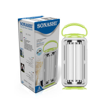 Sonashi 2 Sides Rechargeable Led Lantern Green (SEL-705N)