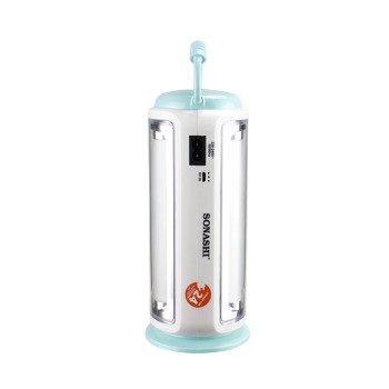 Sonashi 2 Sides Rechargeable Led Lantern, White/Blue (SEL-705N)