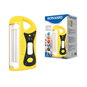 Sonashi Rechargeable 3 Side Lantern Yellow (SEL-721)