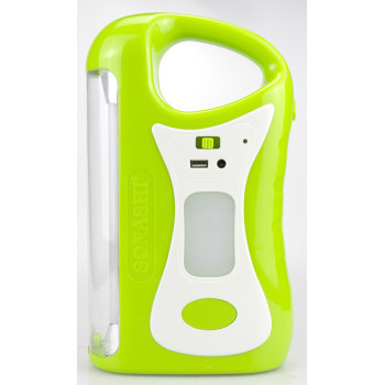 Sonashi Rechargeable 3 Side Lantern Green (SEL-721)